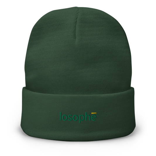 losophē embroidered beanie